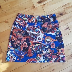 Le Chateau Beatles mini skirt